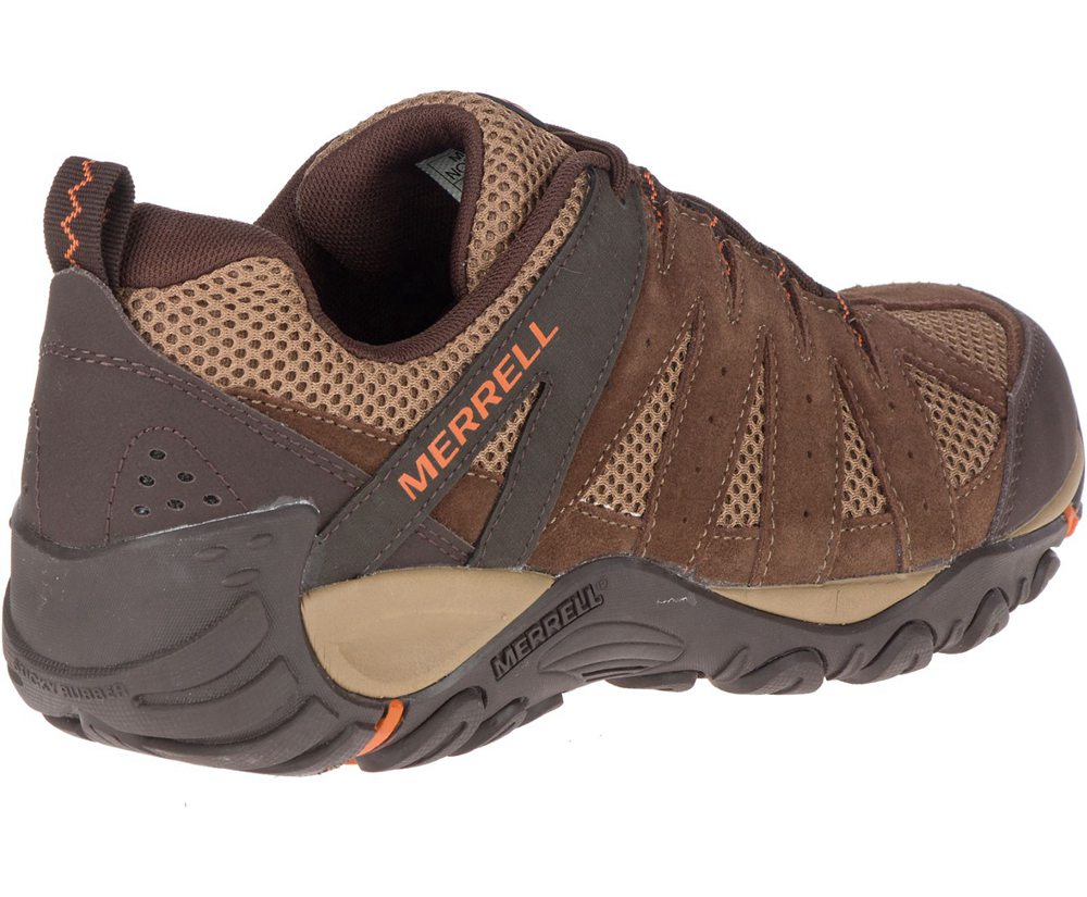 Buty Trekkingowe Merrell Męskie Brązowe - Accentor 2 Ventilator - 640829-YUW